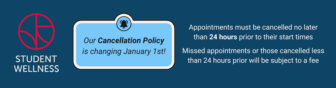 Our Cancellation Policy is changing January 1st!