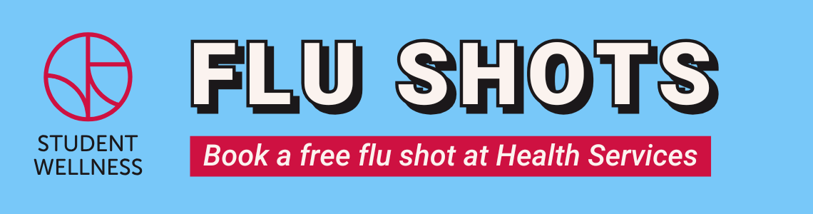 Book a free flu shot at Health Services