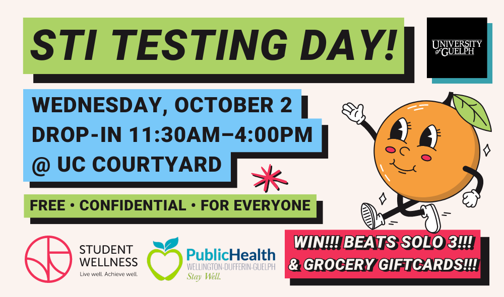 STI Testing Day - October 2nd 1130-4pm