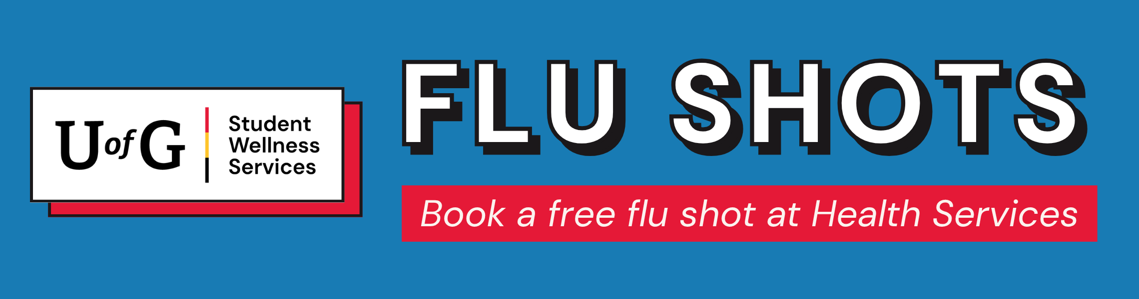 Book a free flu shot at Health Services