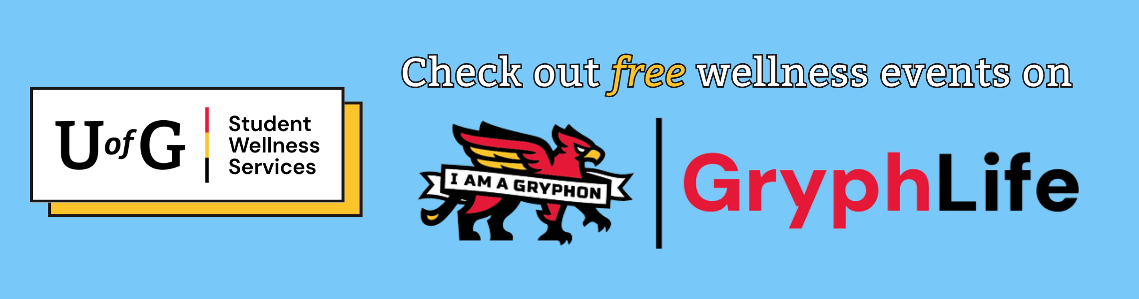 Check out free wellness events on GryphLife.ca