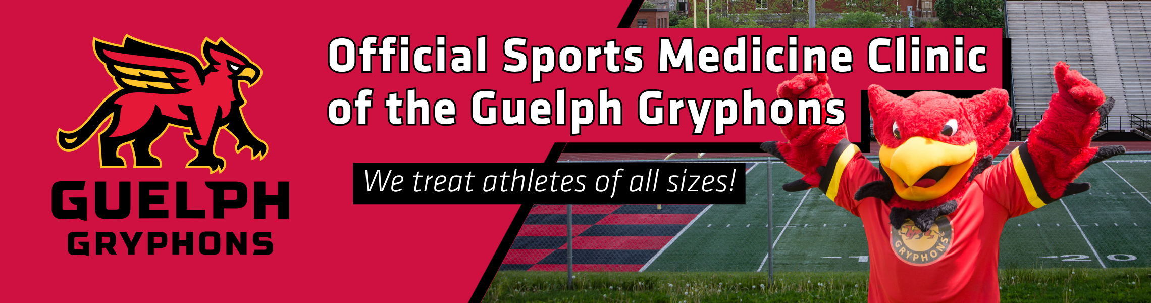 HPC is the official sports medicine clinic of the Guelph Gryphons