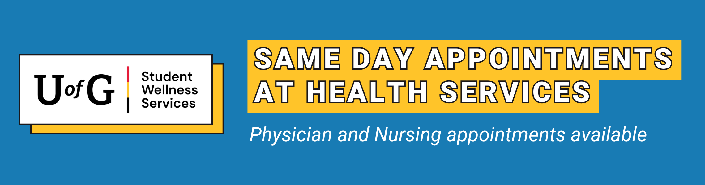 Physician and Nursing Appointments Available