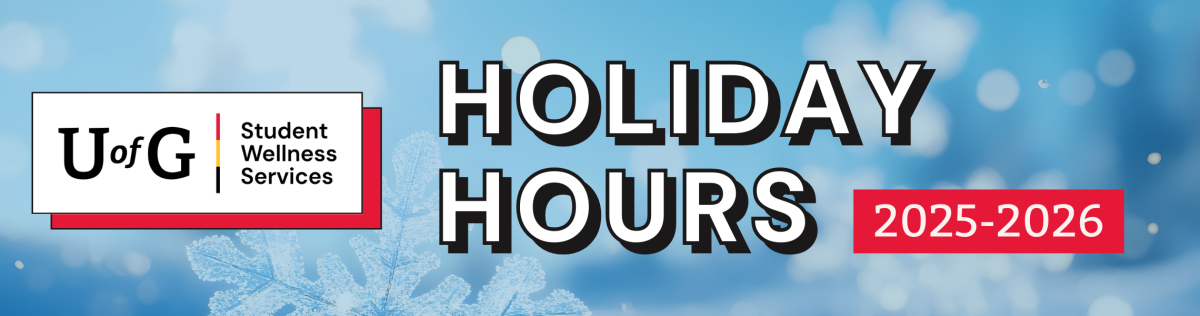 Student Wellness Holiday Hours 2025-26