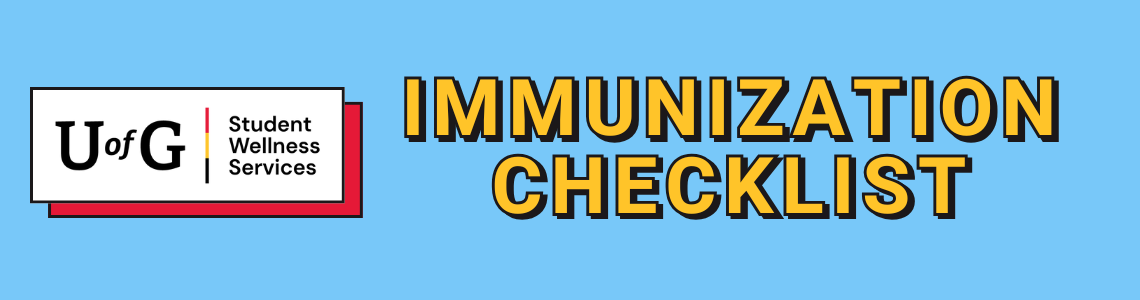 Immunization Checklist for University of Guelph Students