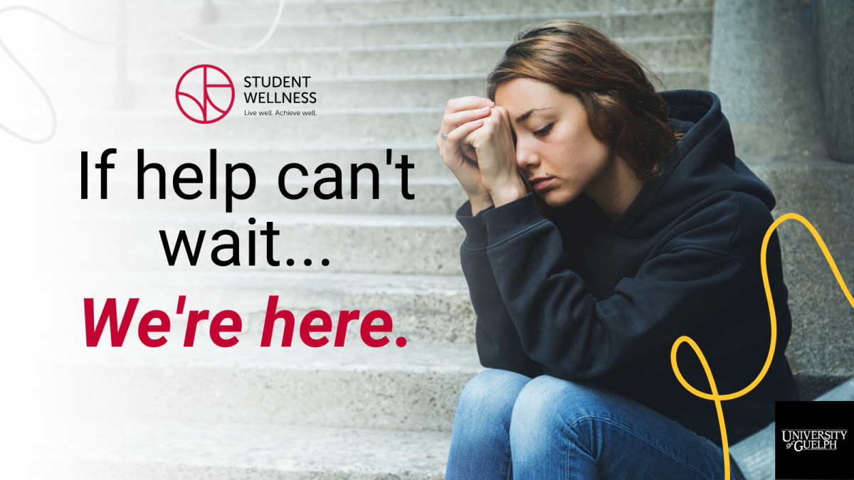 If help can't wait... we're here. Counselling Services, University of Guelph