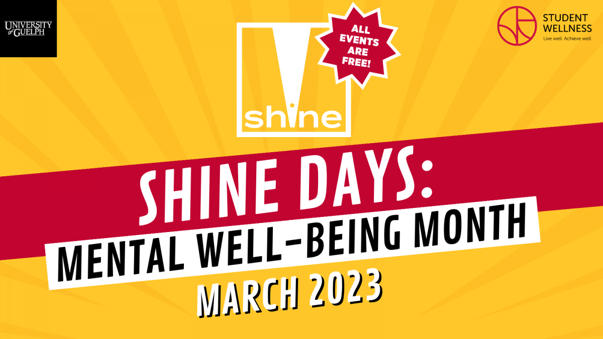 SHINE Days Mental Well-being Awareness Month March 2023
