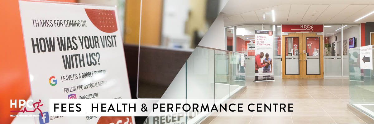 Guelph Health & Performance Centre Fees