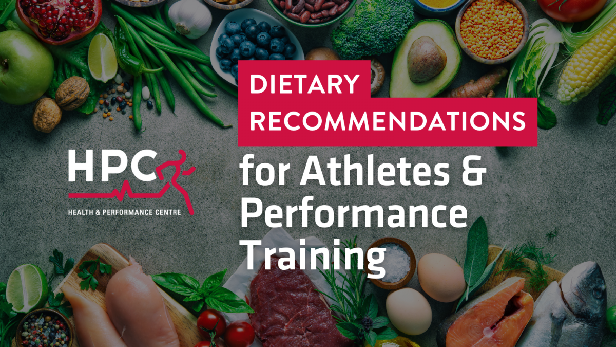 Dietary Recommendations for Athletes & Performance Training