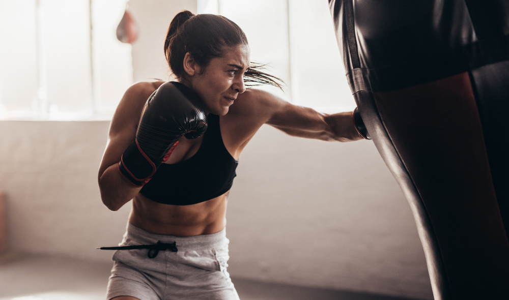 HPC Guelph Fuelling Your Body for Fitness For Woman. Woman boxing