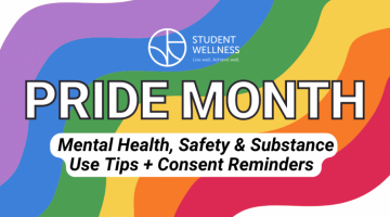 Student Wellness Services PRIDE Mental Health, Safety & Substance Use Tips + Consent Reminders 